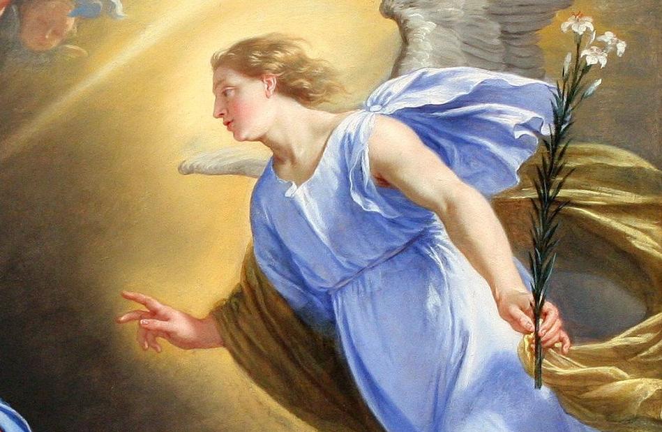 Bildausschnitt L'Annonciation (1644) Philippe de Champaigne